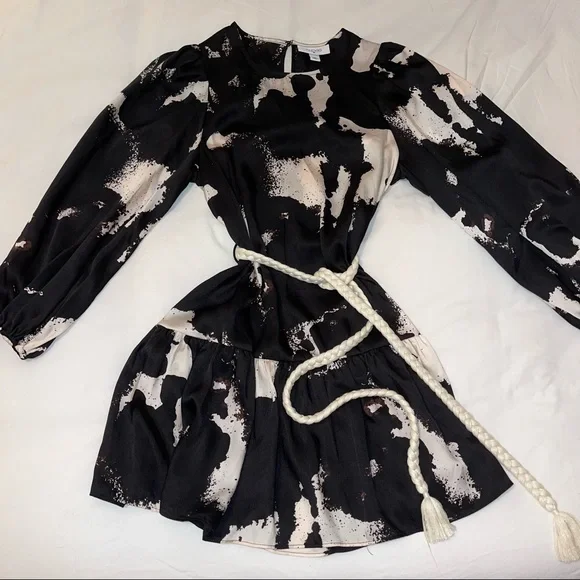 Alexis Dresses | Alexis X Target Black And Cream Flowy Dress | Color: Black/Cream | Size: S | Allenamandaaa's Closet